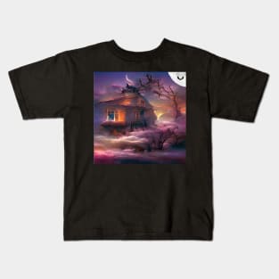 OLD QUIET HOUSE ON HALLOWEEN OR IS IT ? Kids T-Shirt